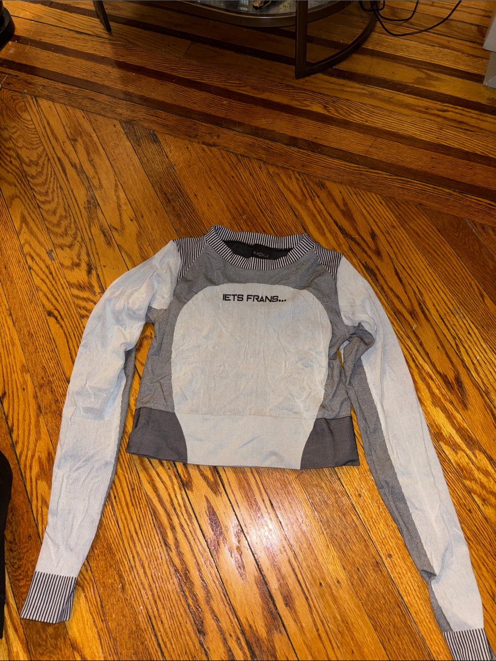 Iets Frans cropped shirt